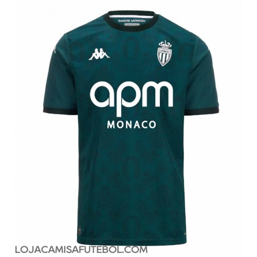 Camisa de Futebol AS Monaco Equipamento Secundário 2024-25 Manga Curta